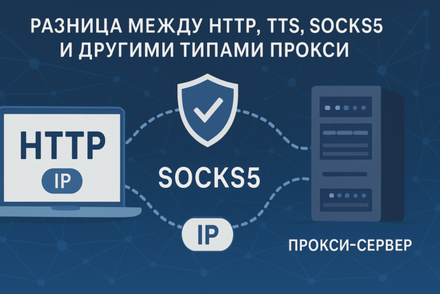 Разница между HTTP, HTTPS, SOCKS5 и другими типами прокси